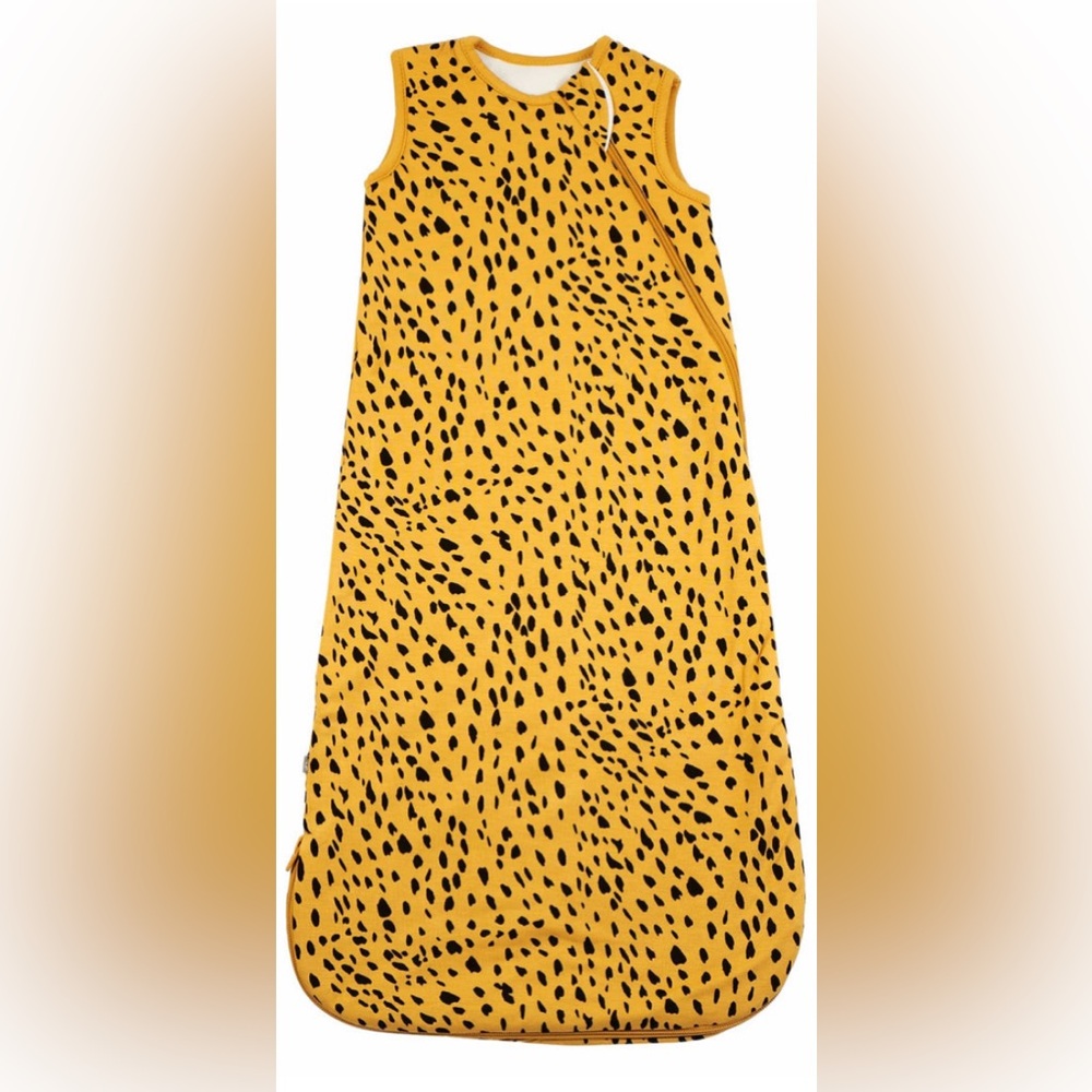 Kyte BABY Yellow and Black Spotted Sleeveless Sleep Sack